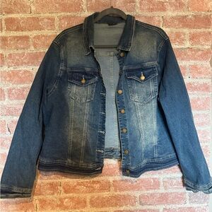 SHEIN Blue Denim Jean Jacket